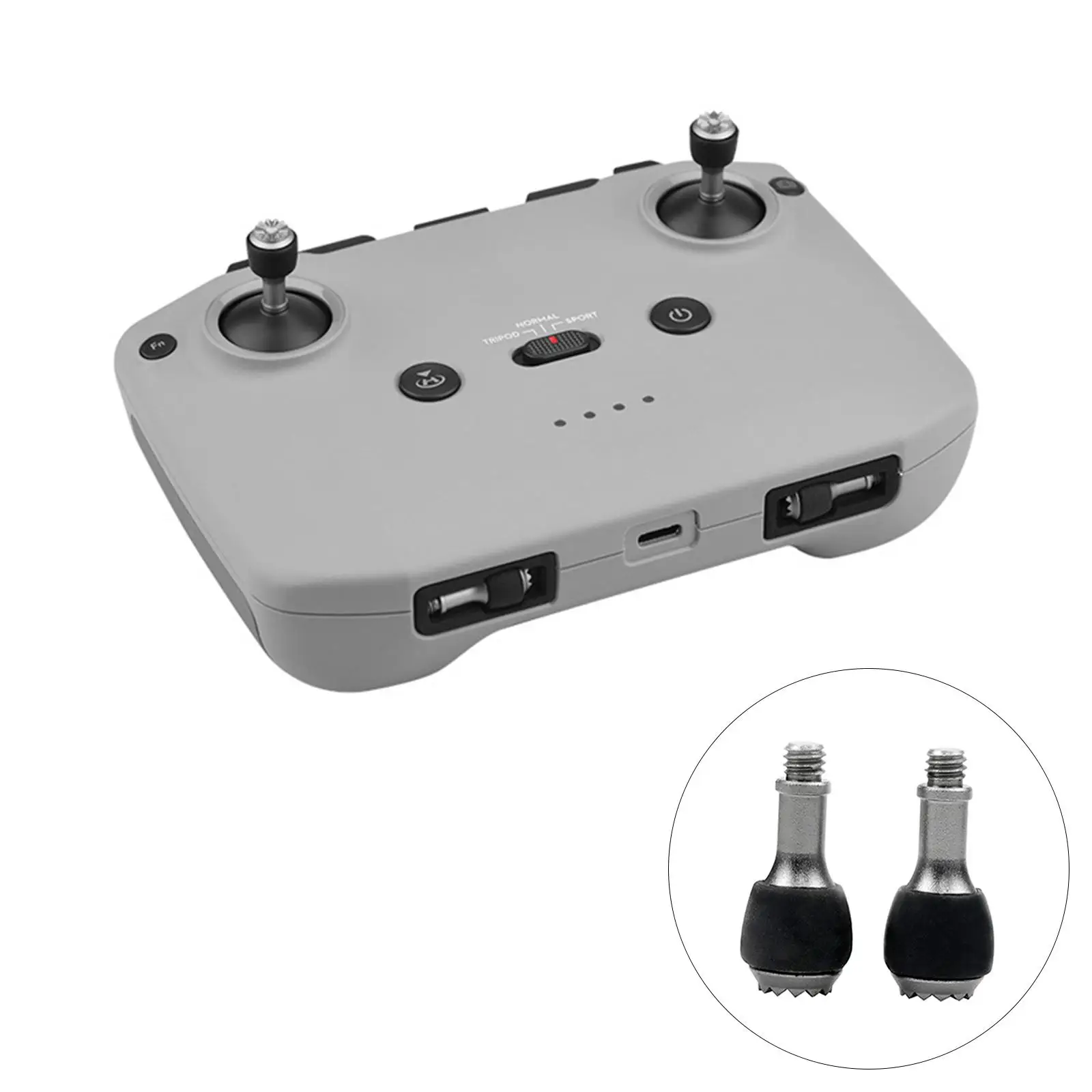 Inteligentny pilot zdalnego sterowania, joystick, wytrzymały drążek sterujący, rocker na kciuk do dronów DJI Mavic 3, Mavic Air 2/2S, Mini 2, helikopterów.