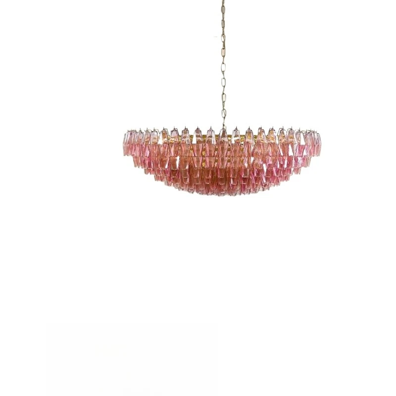 

Living room chandelier pink wishing bottle glass retro hall master light bedroom dining room light