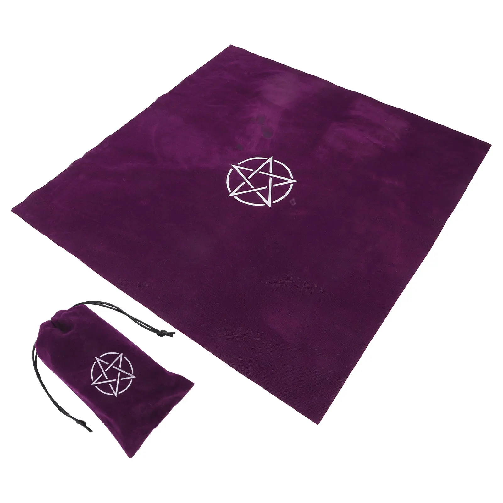

Tarot Tablecloth Game Prop Fabric Deck Cloths Flannel Divination Spiritual Altar Decor Desk Cloth Prop Long Lasting