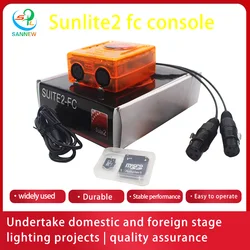 Sunlite-Software De Controlador De Iluminação De Palco, Equipamento De Iluminação De Discoteca DJ, Caixa De Controle, Suíte 2, FC, 1536 Canais, DMX512