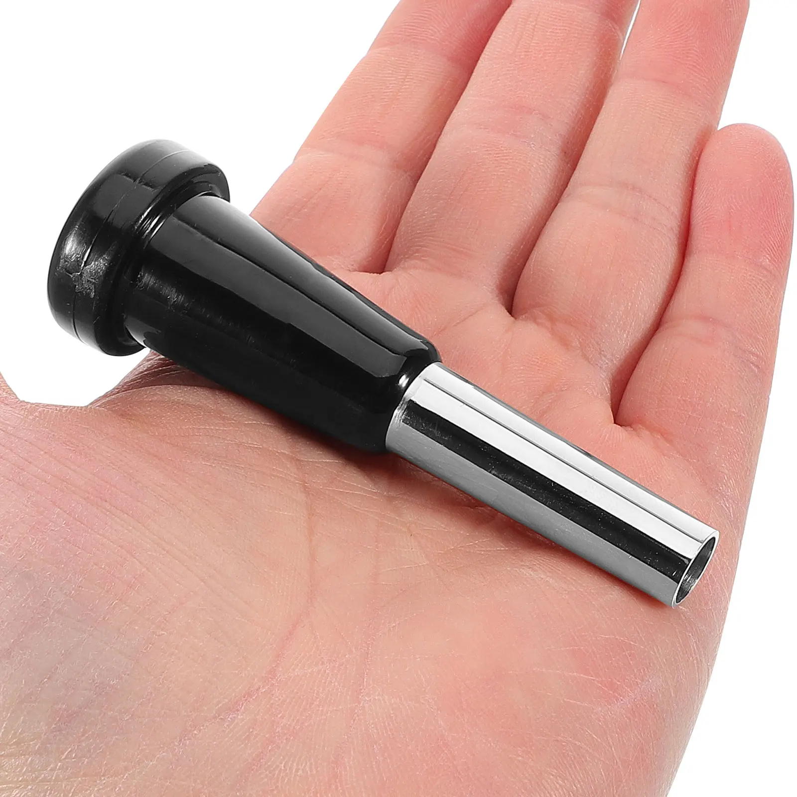 

Metal Trumpet Mouthpiece For Beginners Labor-Saving Design Durable Abs Alloy Comfortable Fit Ideal Practice Standard Training