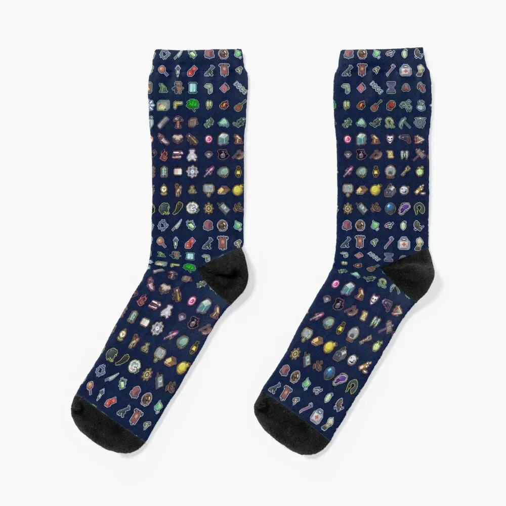 Risk of Rain Items Socks winter golf luxe sports and leisure Socks Female Men's