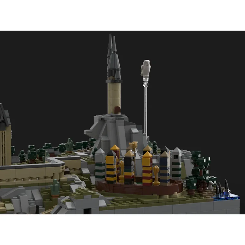 Bloques de construcción Moc Castillo de mago y modelo de expansión de suelo tecnología ladrillo DIY montaje juguete de construcción juego de vacaciones regalos