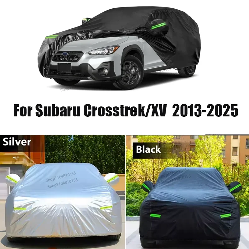 

Outdoor Waterproof Car Cover Fit for 2013-2025 Subaru Crosstrek/XV, All-Weather Windproof Heavy Duty