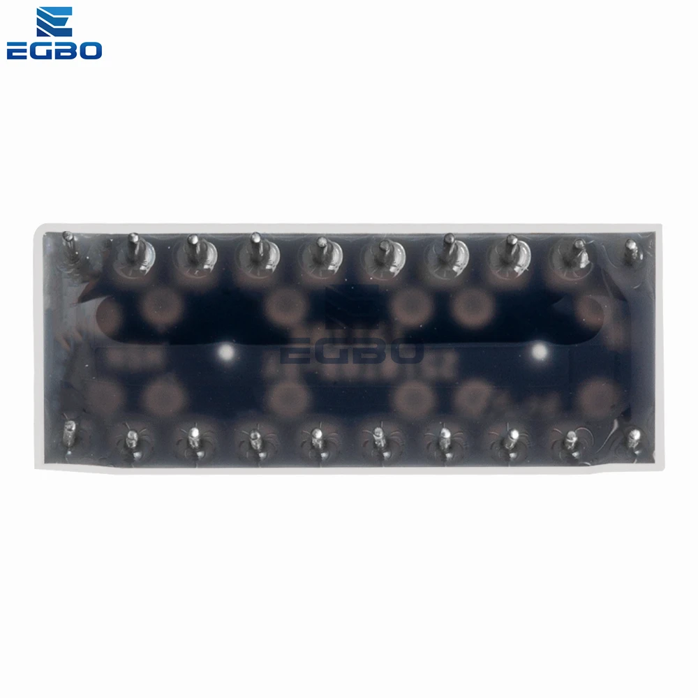 1~10PCS EGBO 10grid digital segment LED light bar super bright 2 red+3 yellow+4 green+1 blue light flat tube B10BRYGB