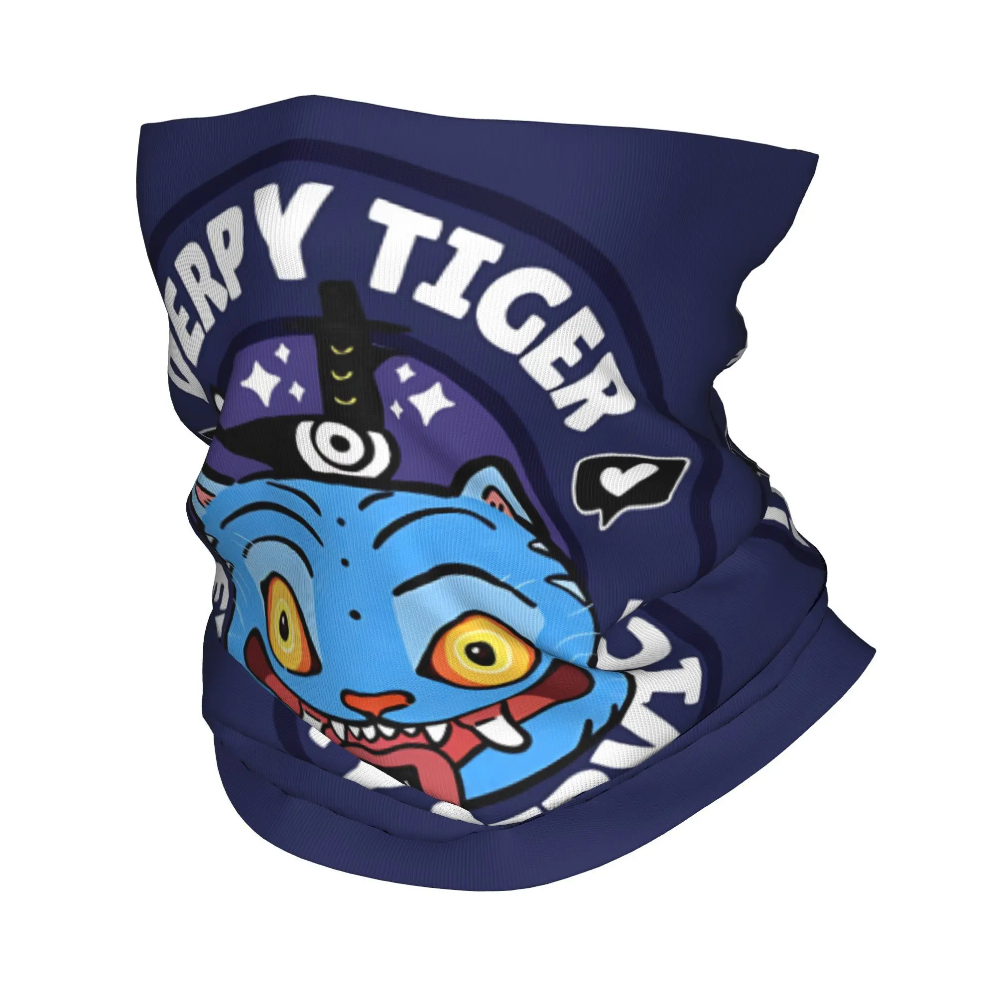

Доставка для мальчиков, синяя, черная бандана с тигром DERPY, шарф с принтом, многофункциональная Балаклава для рыбалки, унисекс, для взрослых, зима