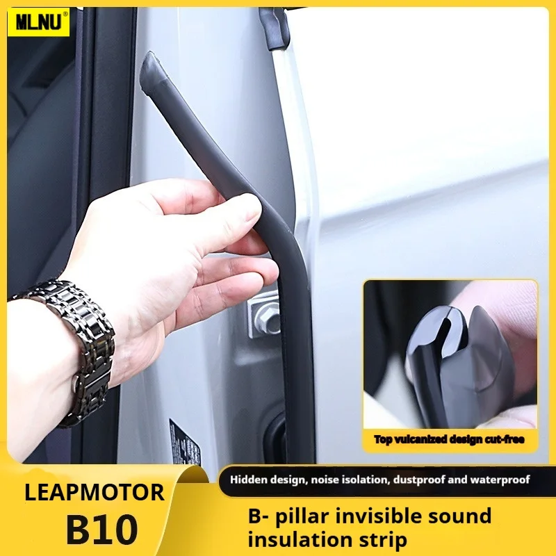 leapmotor-b10-2026-2025用アクセサリー-ドアシールストリップ-騒音低減、ゴム製、変形防止-防水-2024-2023