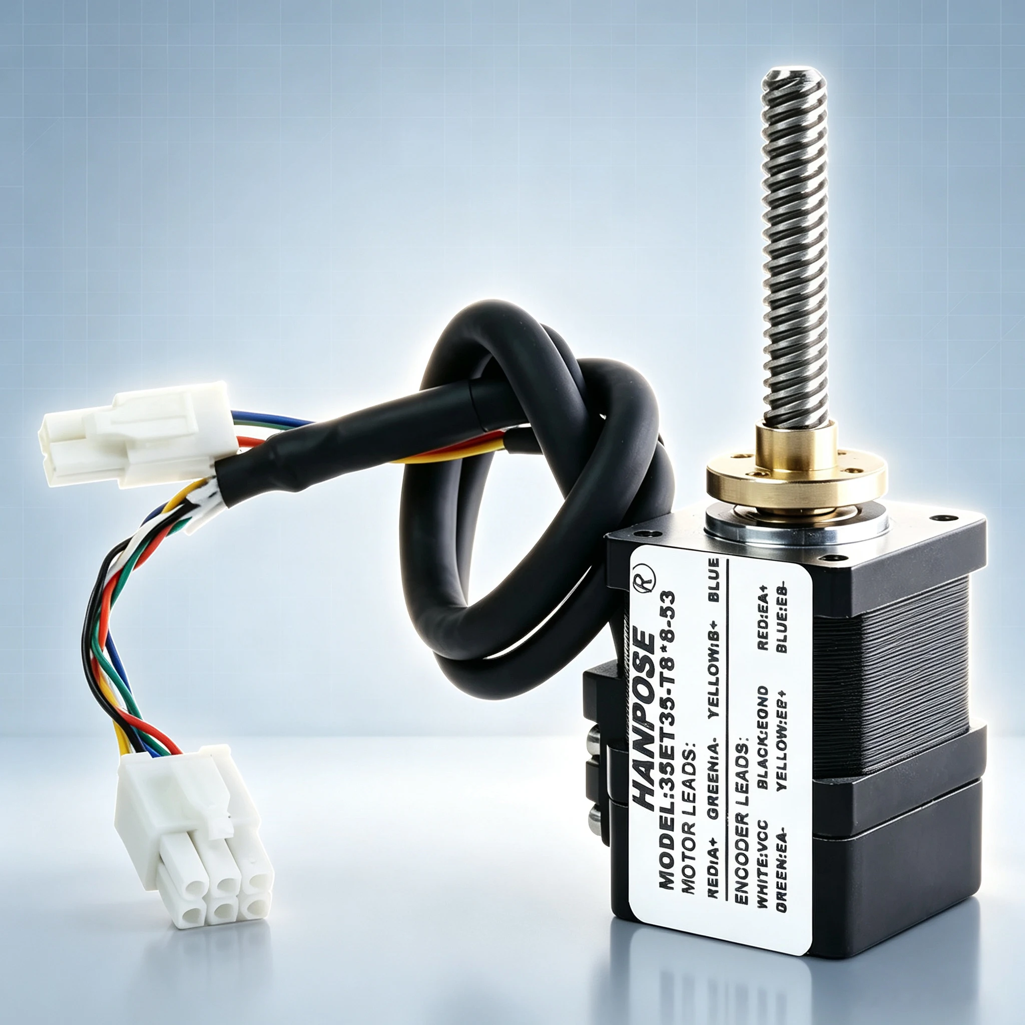 NEMA14 35ET35-T8*8 Closed-Loop Trapezoidal Screw, 24V DC, 3D Printer, Engraving Machine, and Automation Accessories