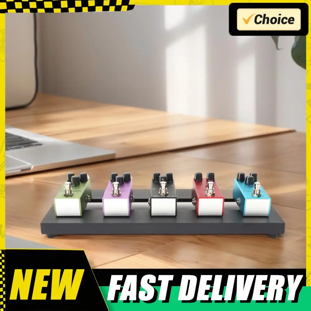 

Маленькая педаль эффектов для гитары с сумкой для переноски 14,96x5,71 дюйма, педалборд, гитарная педаль, аксессуары для гитары