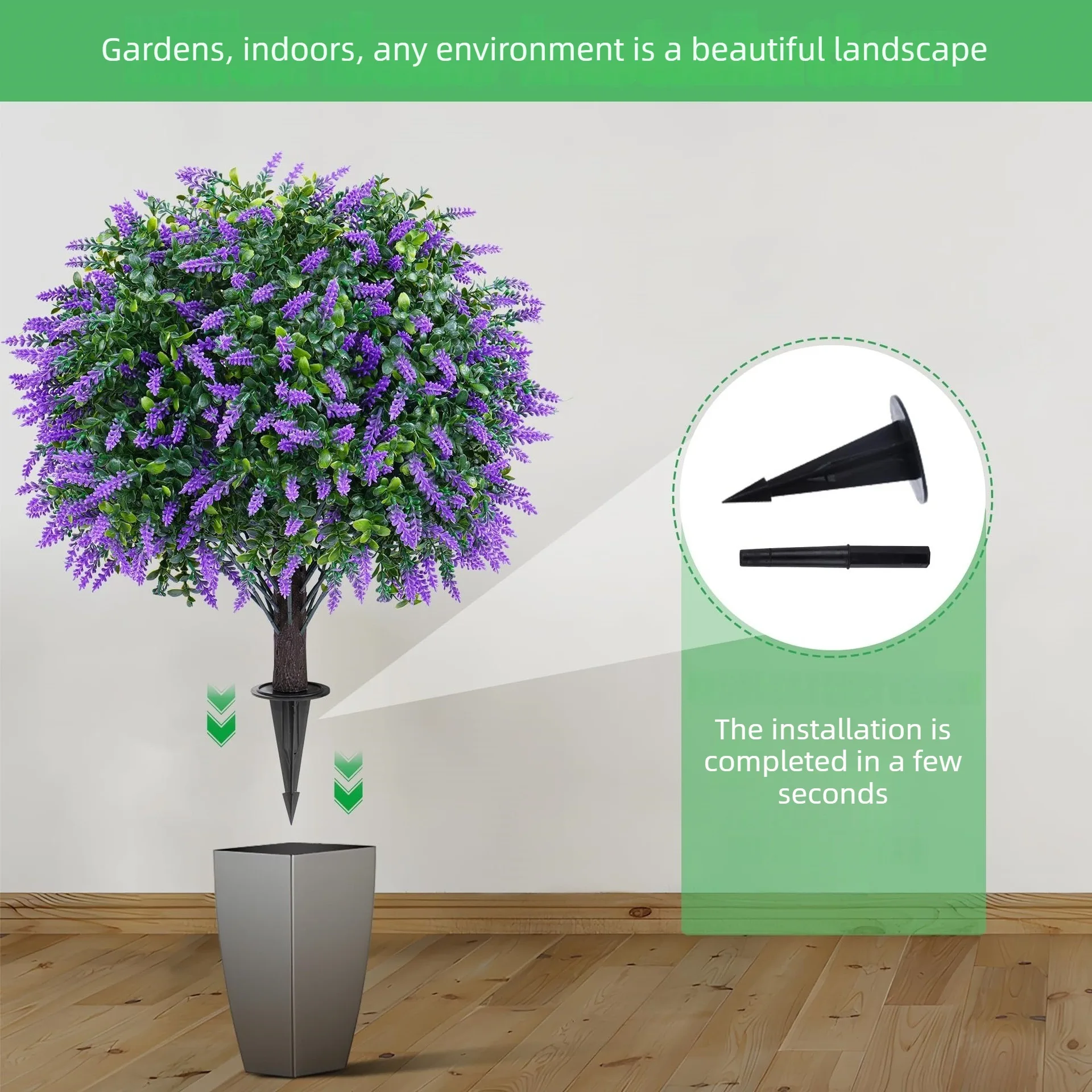Artificial tree,lavender potte - огляд і ціна Potpourri Dried Flower