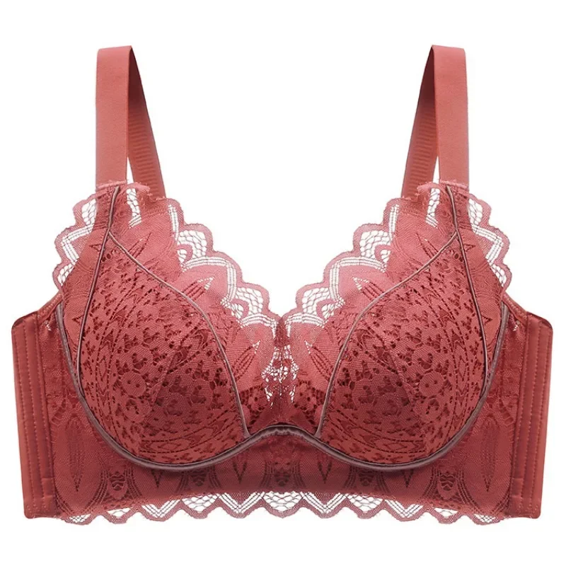 Soutiens-gorge push-up en dentelle sexy pour femmes, sous-vêtements sans anneau en acier, bralette douce et confortable, soutien-gorge tubulaire pour femmes, lingerie