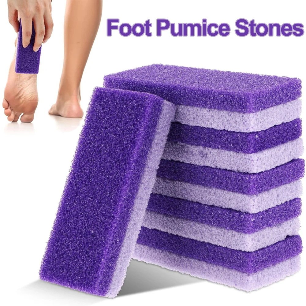 

1-10PCS Foot Pumice Stone Foot File Callus Dead Skin Remover Foot Heel Scrubber Smooth Feet In Seconds Pedicure Exfoliator Tool