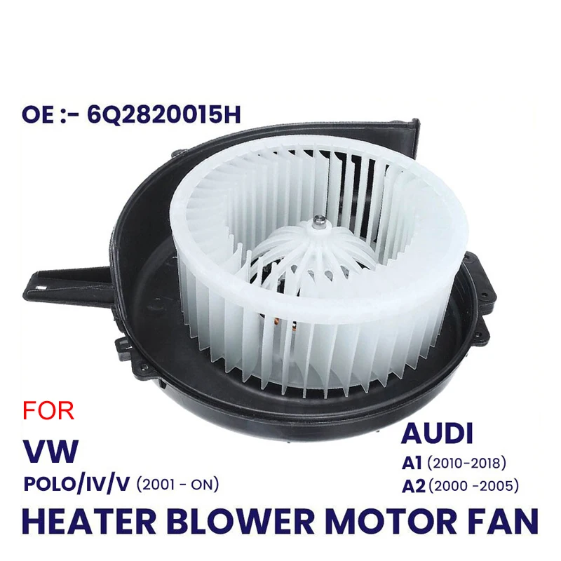 

HEATER BLOWER MOTOR FAN FOR AUDI A1 A2 SKODA FABIA MK1 MK2 MK3 ROOMSTER RHD