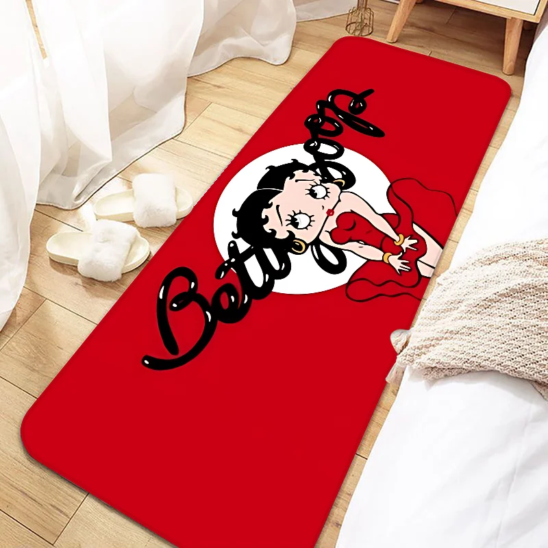 

Beety Boop Door Mat Entrance Non-slip Doormat Washable Kitchen Carpet Living Room Hallway Rugs Bathroom Bath Door Mats