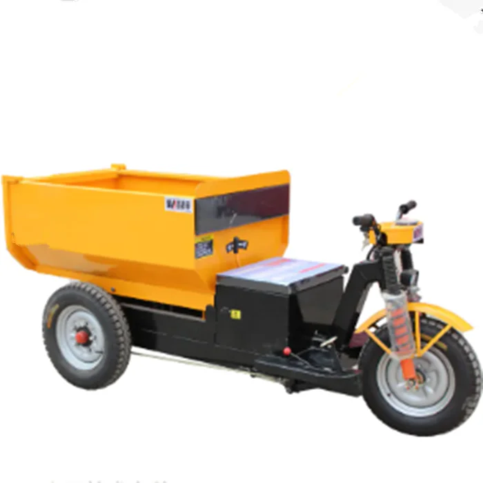 Material Handling Motorized Platform Hand Cart Outdoor Electric Trolley Mover