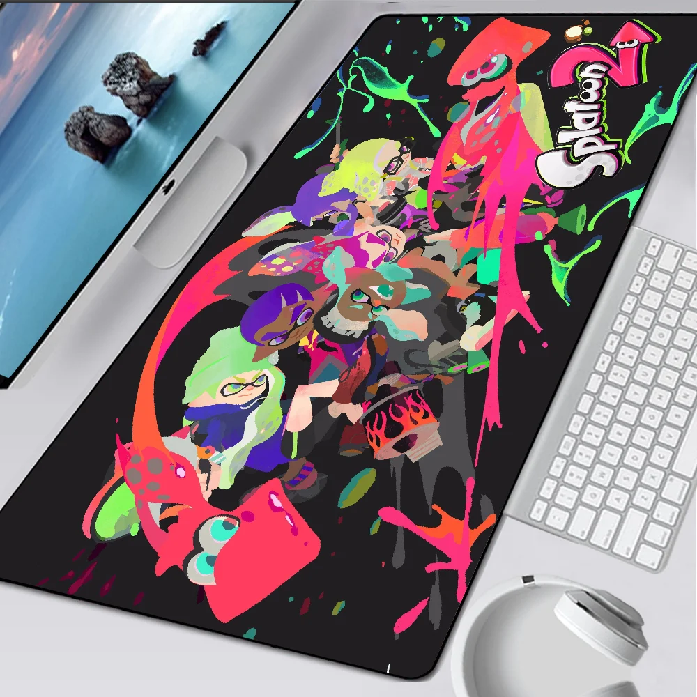 Splatoon 2 Large Gaming Mouse Pad Computer Mousepad PC Gamer Mouse Mat Laptop Mausepad XXL Mouse Carpet Keyboard Mat Desk Pad