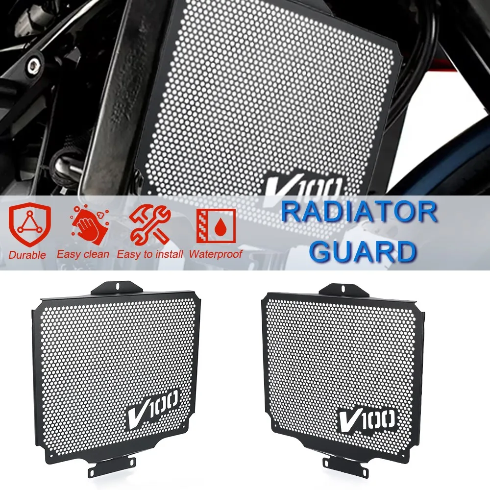 

2026 2025 For Moto Guzzi Stelvio Stelvio1000 V100Stelvio 2024-2026 Motorcycle Radiator Grille Guard Cover Protection Accessories