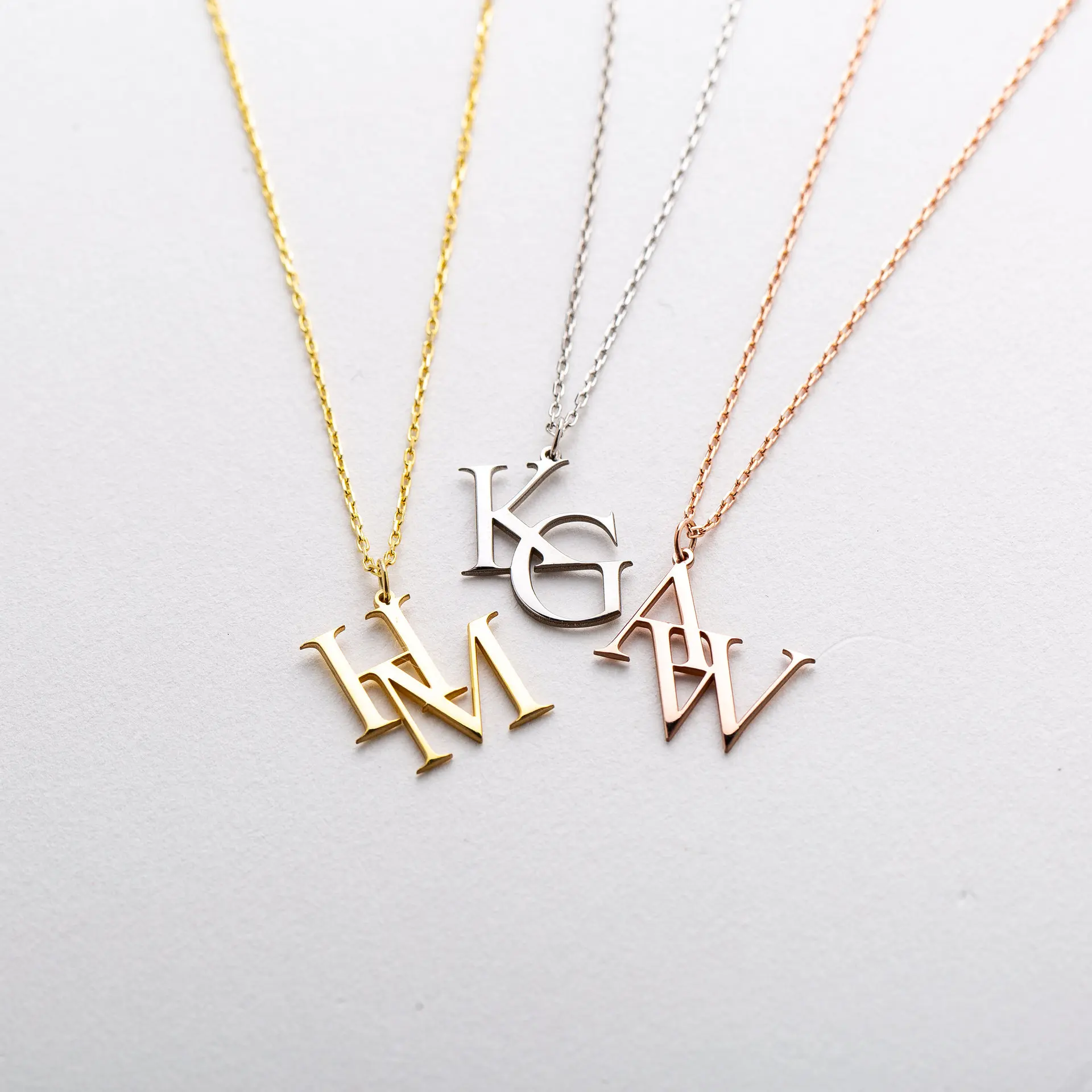 

3 Initial Letters Custom Cutecore Woman Necklace Jewellery Girls Valentine Day Gifts Personalized Pendant Man Choker Necklace