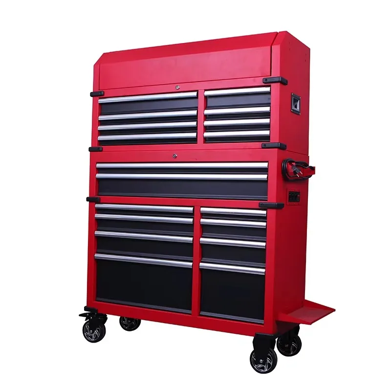 GL3710L Steel Drawers Lengthened Roller Cabinet Tool Trolley Storage Tool Box