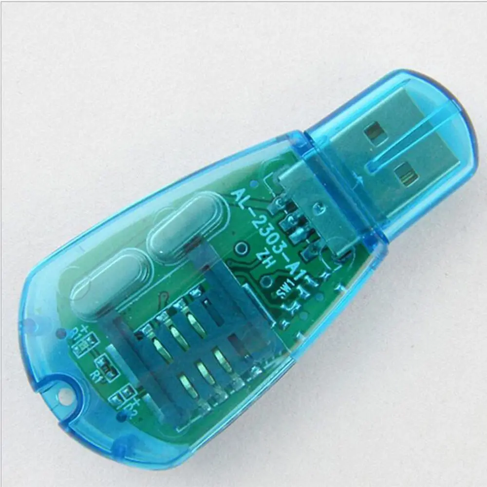 

Blue GSM/CDMA+CD Hot USB Portable SMS Edit Writer Driver SIM Copy Cellphone Card Reader