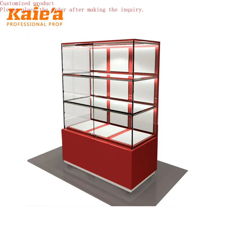 

Metal Wood Jewellery Display Shelf for Retail Shop Retail Bookstore Display Rack with LED Light Wooden Display Shelving for Sale