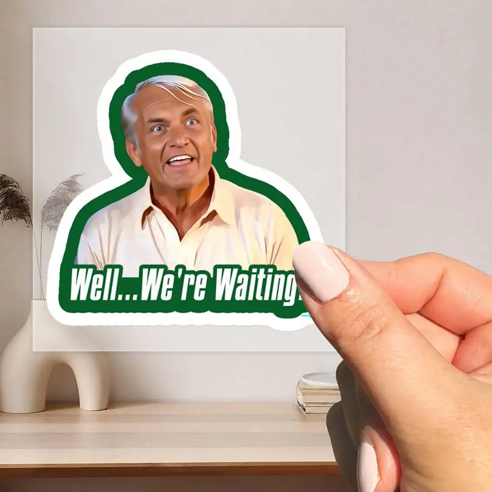 Caddyshack Golf Movie Judge Smails Well We're Waiting Waterproof stickers for decorating car windows motorcycles and computers.