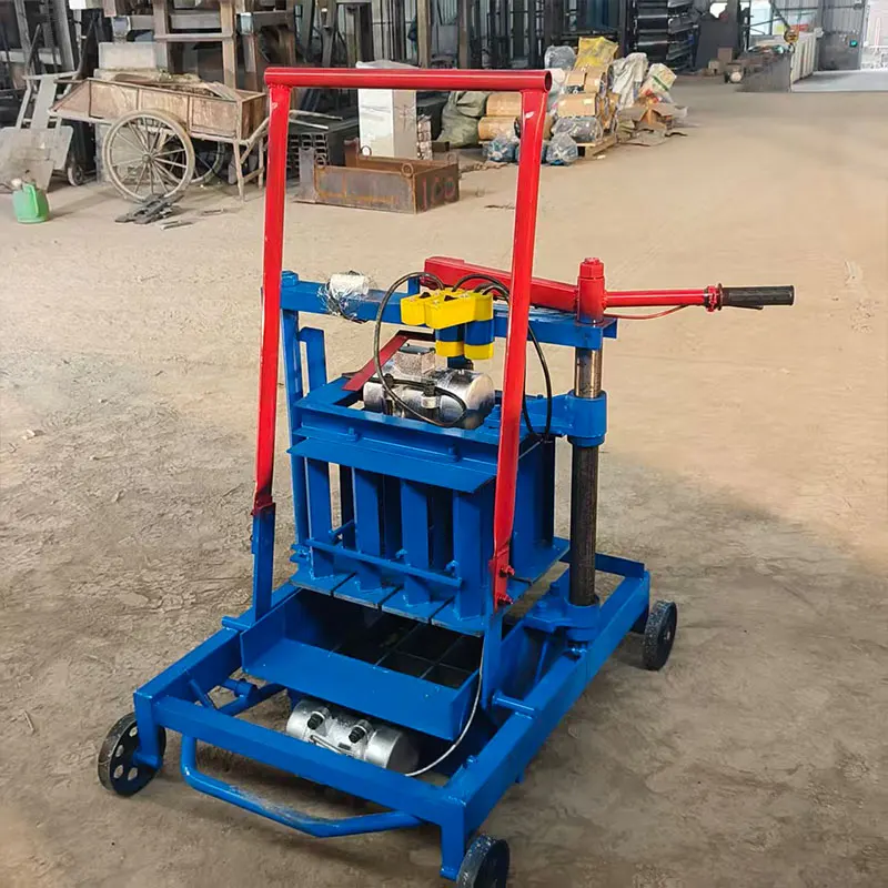 Manual Operation Concrete Block Machine for Small Infrastructure Projects