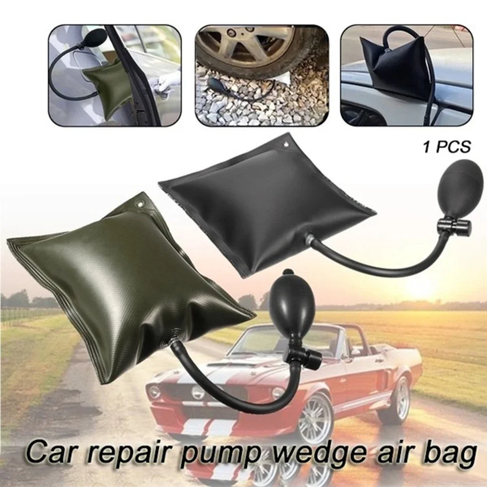 Car Air Pump Wedge Cushion Car Inflatable Shims Car Door Repair Air Cushion Emergency Open Unlock Tool Air Pump