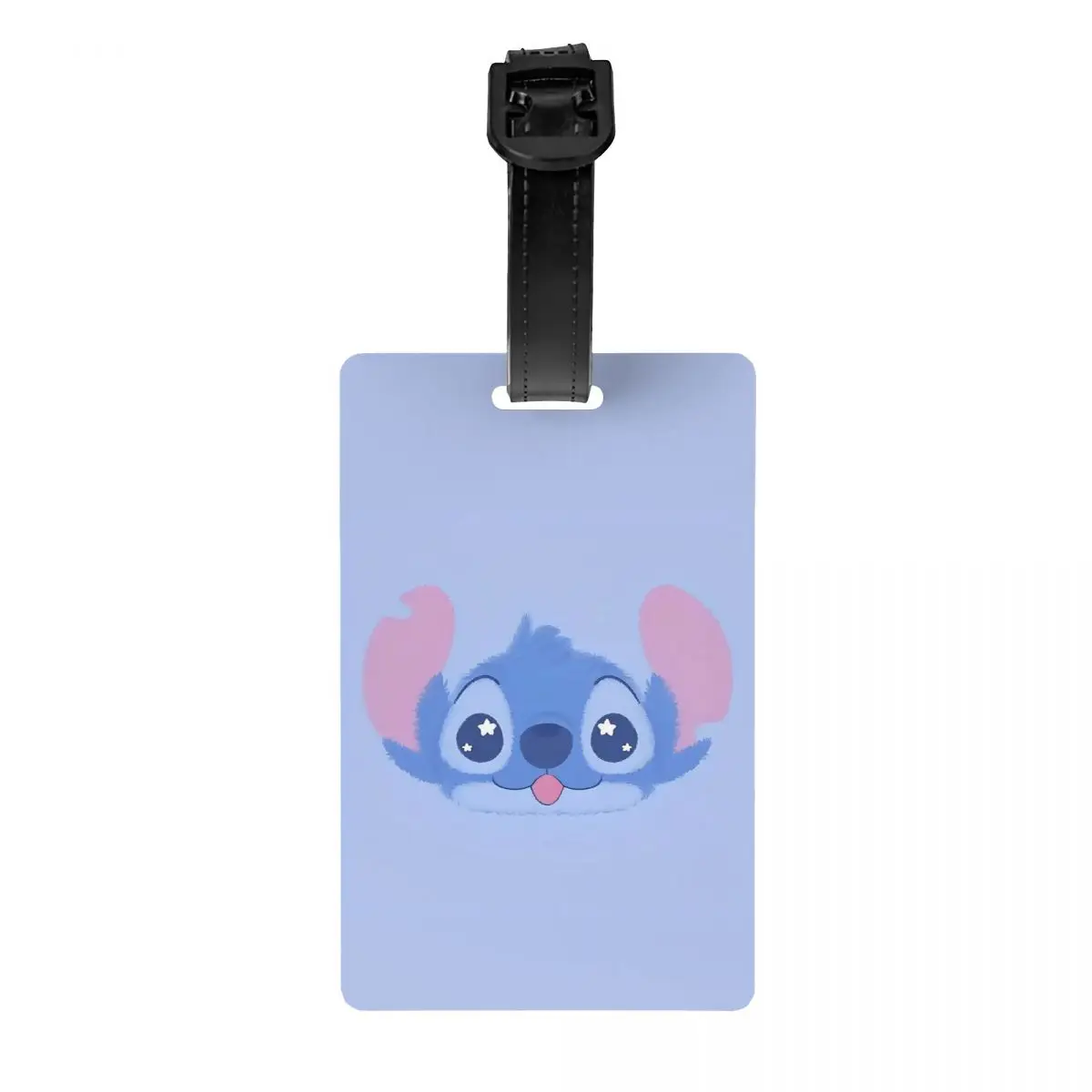 Cute Lilo Stitch Luggage Tag Suitcase Silicon Travel Accessories Luggage Bag Case Tags Name ID Address Baggage Name Tags Gifts