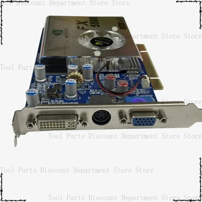 جديد عالي الجودة GEFORCE FX5500 PCI FX 5500 256MB 128Bit DDR VGA/VGA PCI #2