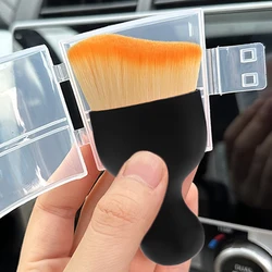 4/1pcs Mini Car Interior Cleaning Brush Conditioner Air Outlet Brushes Crevice Dusting Detailing Brush with Shells Clean Tools