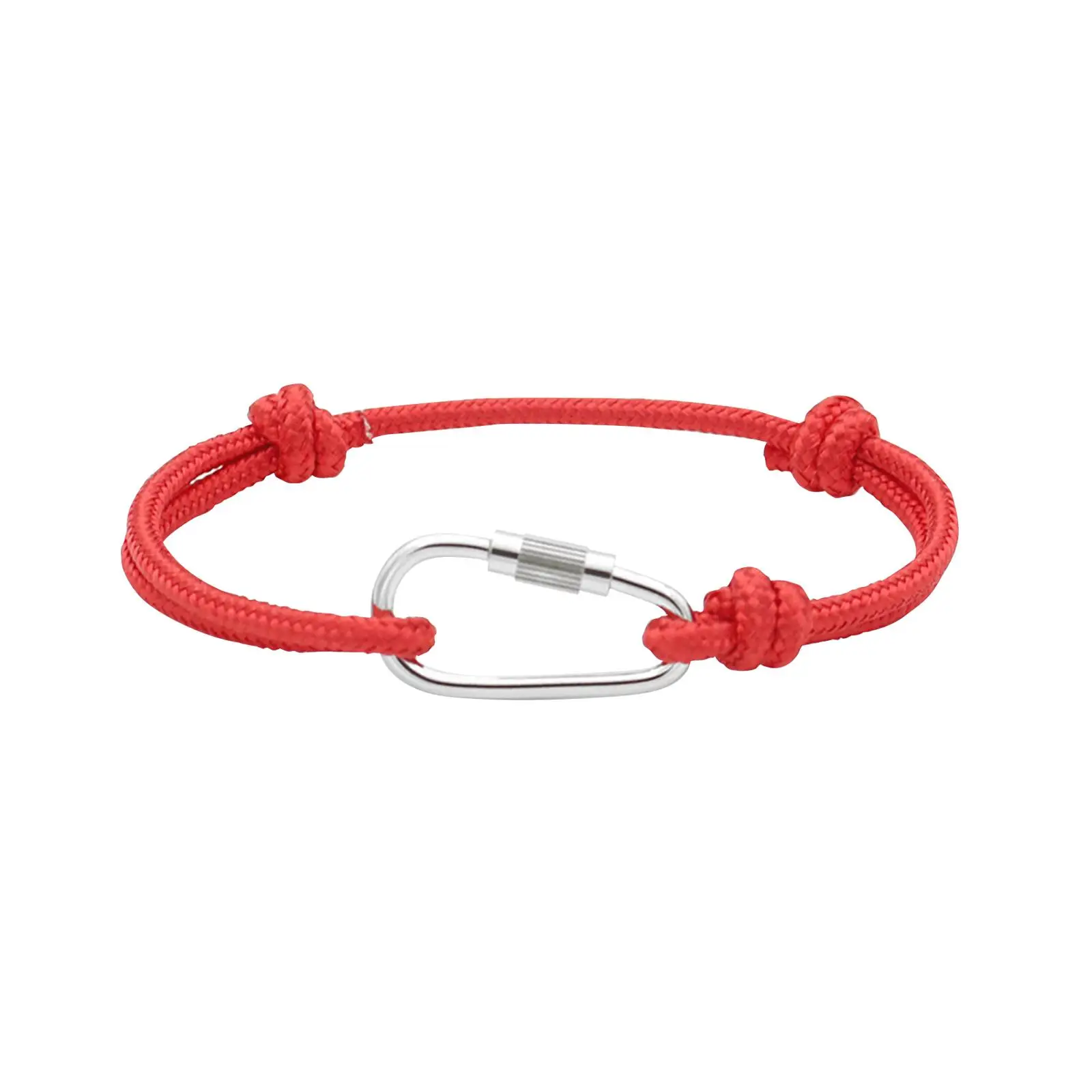 Bracelet Gift Ornaments Handmade with Carabiner Clip for Girls Boy Dating Graduation Office
