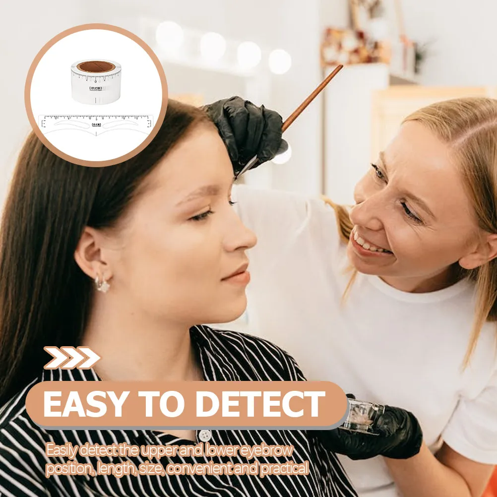 

Набор из 50 шт. трафаретов для бровей: профессиональный измерительный шаблон для идеального макияжа бровей, инструмент для женщин