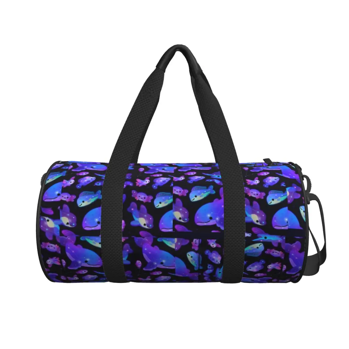 Male Female Travel Bag Ocean Constellations Gym Bag Large Capacity Sea Animal Outdoor Handbag Colorful Luggage Sports Bag