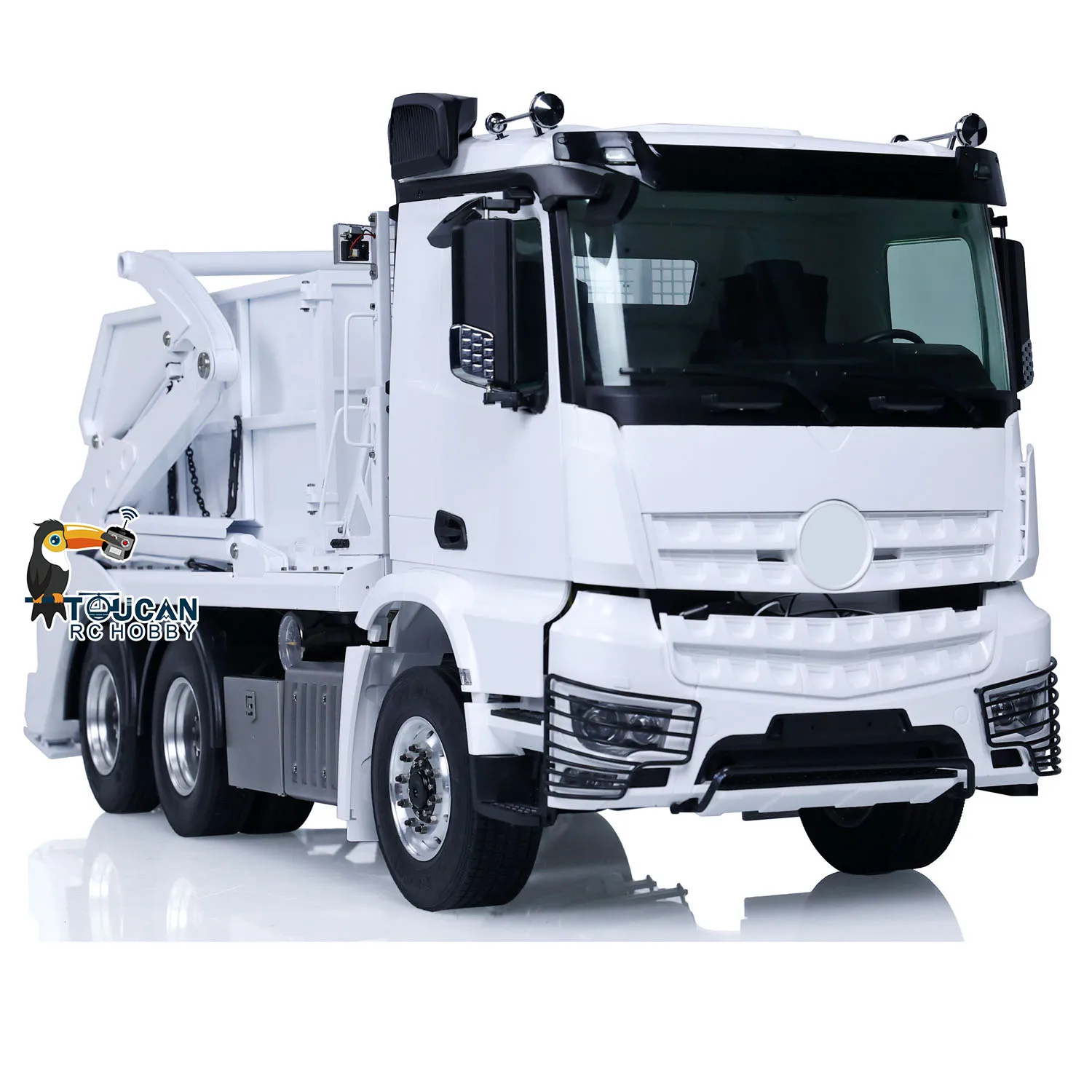 Giocattoli 1/14 RC Caricatore idraulico per saltare Metallo VL18U K3363 Braccio oscillante caricato Modello di auto di scarico Finito dipinto Cambio a 2 velocità THZH1741