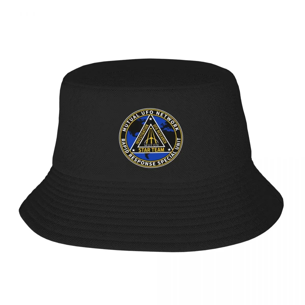 MUFON Rapid Response Special Unit Emblem Bucket Hat Mountaineering Hat Man For The Sun Man Women's