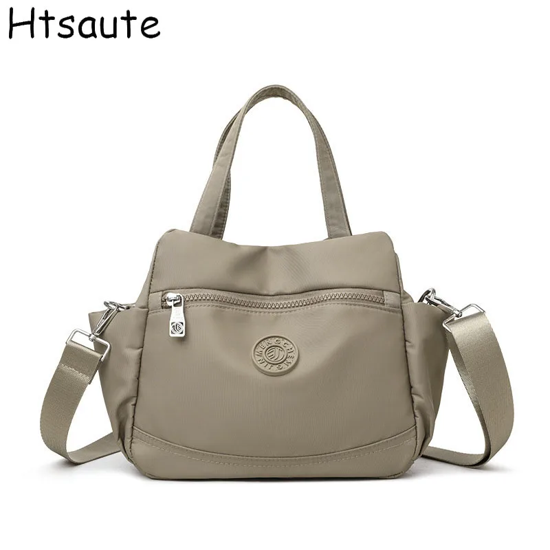 

Повседневные сумки-мессенджеры с несколькими карманами для женщин, модные нейлоновые сумки через плечо, женские большие сумки, женские дорожные сумки для покупок, сумки-тоут