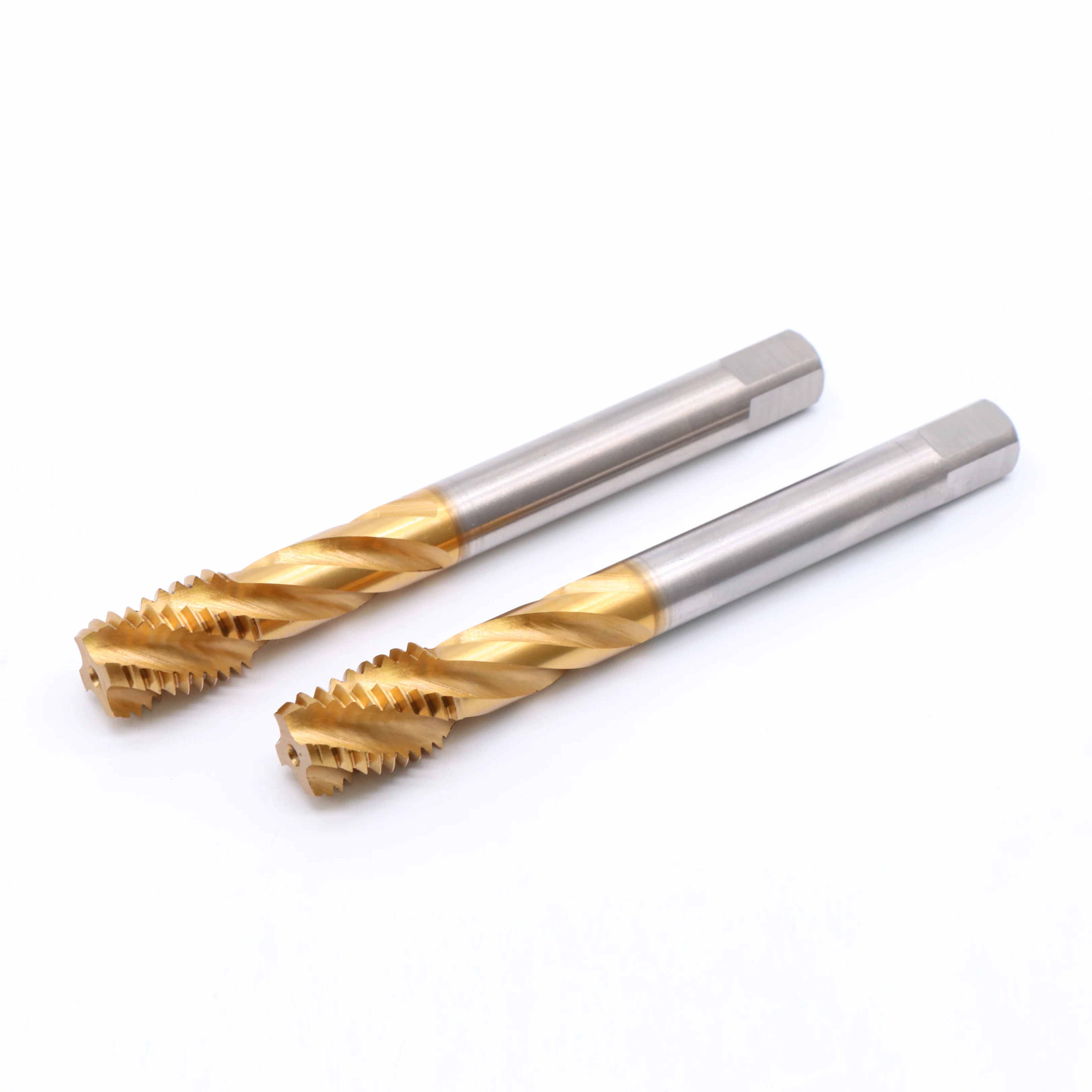 

UNT HSS-E DIN374 Fresa High Speed Spiral Flute Thread Taps for Blind Hole M3 M4 M5 M6 M8 M10 M12 M16