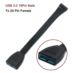 USB 3.0 Extension Cable 19/20 Pin Internal Extension Adapter for Motherboard Female To Male Extension Conversion Connecting