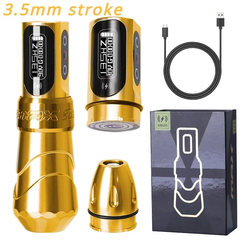 

FK Iron Flux Max New Style Popular Professional Wireless Rotary Tatoo Machine Pen 3.5mm,4.0mm,4.6mm Stroke Art Home