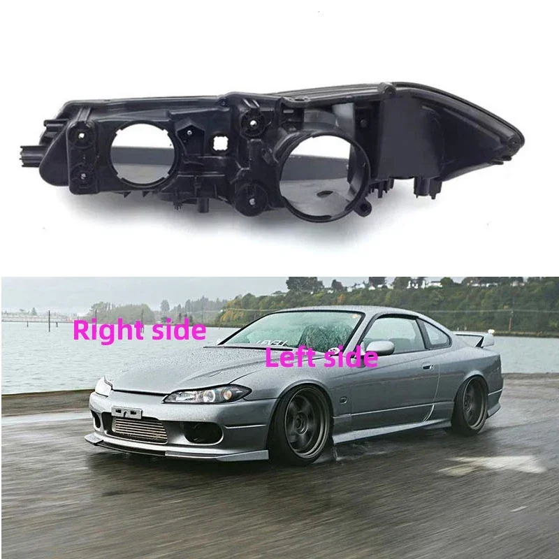 

For NISSAN Silvia S15 1999 2000 Headlight Base Headlamp House Car Rear Base Auto Headlight Back House