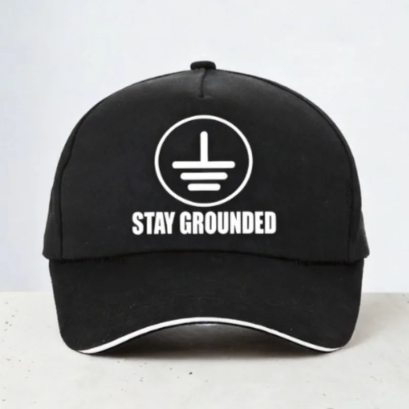 Stay Grounded Baseball Cap Mens Electrician hat Engineer Gift Caps Normal Prevailing Man Adjustable Snapback hats gorras
