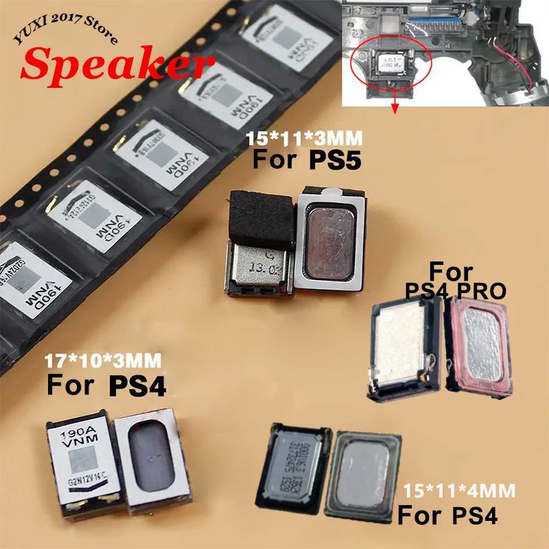 2-5PCS Pack Internal Speaker For PS4 PS5 PS4 Pro Game Controller Repair Part Dual Internal Speakers Console Sound Module