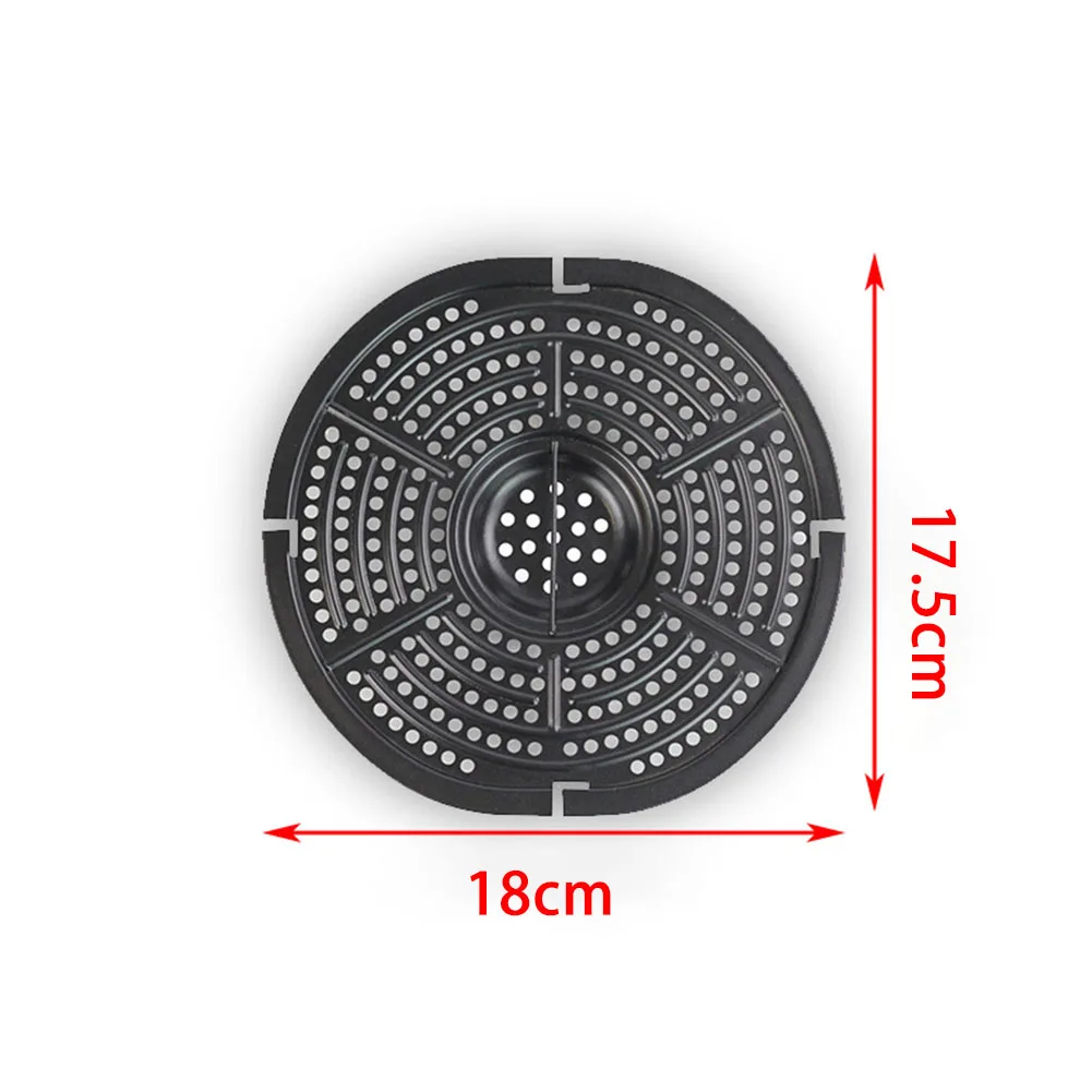 Air Fryer Accessories Non-Stick Steamer Pad Baking Inner Cooking Mat Pizza Plate Grill Steaming Racks