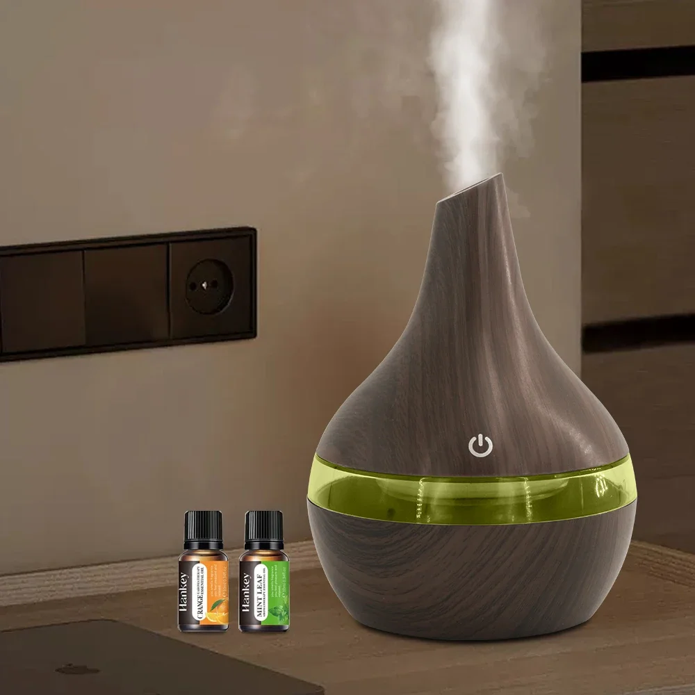 

300ml USB Humidifier & Aromatherapy Diffuser for Home, Office & Travel Includes Essential Oils
