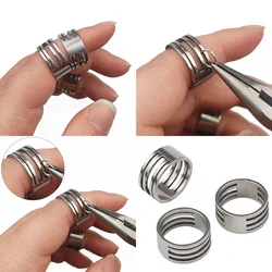1/3/5pcs Stainless Steel Ring Opener Split Jump Rings Closing Finger Tool For DIY Jewelry Making Bead Pliers Opening Helper Tool