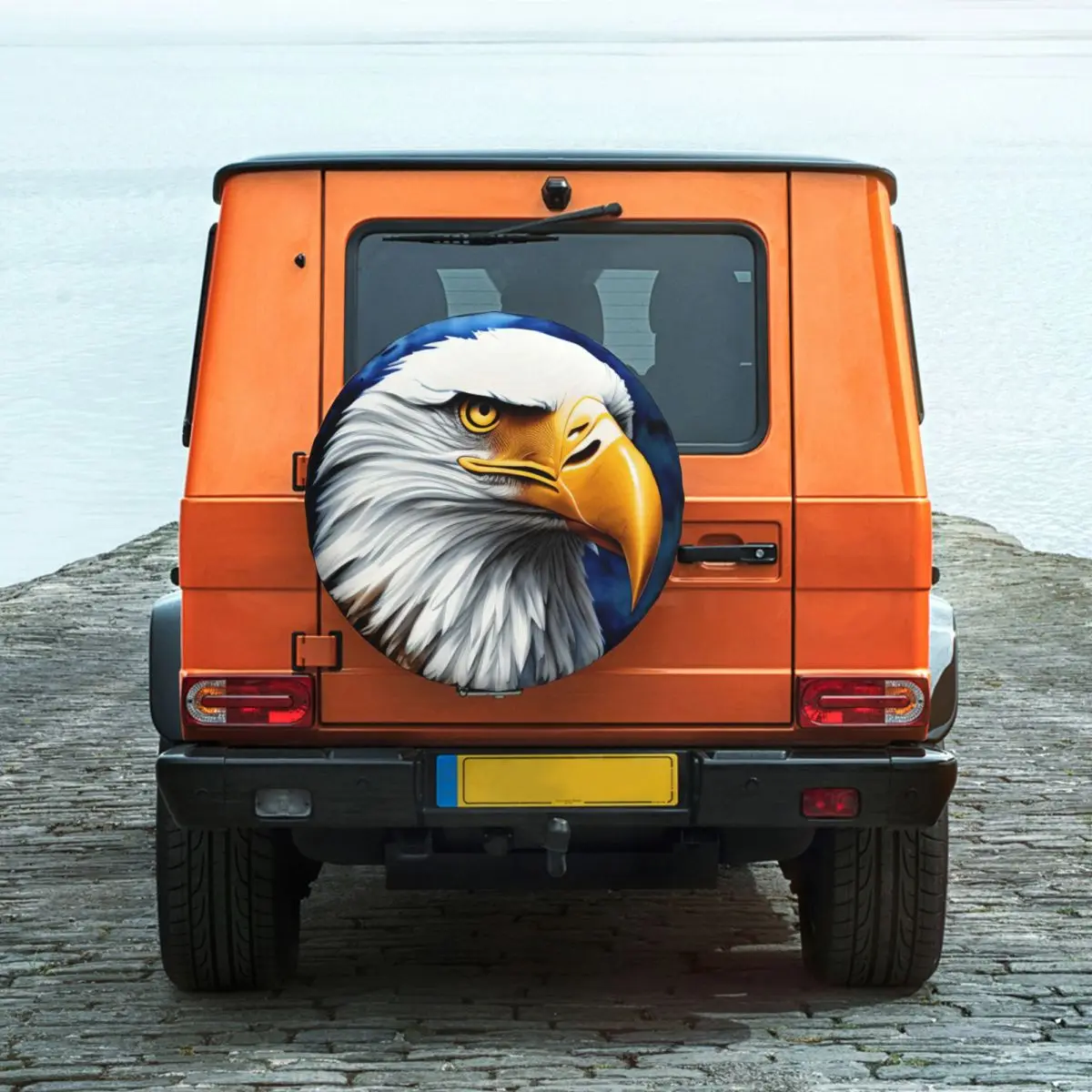 

American Bald Eagle Tire Cover Wheel Protectors Weatherproof Universal for Jeep Trailer RV SUV Truck Camper Travel Trailer