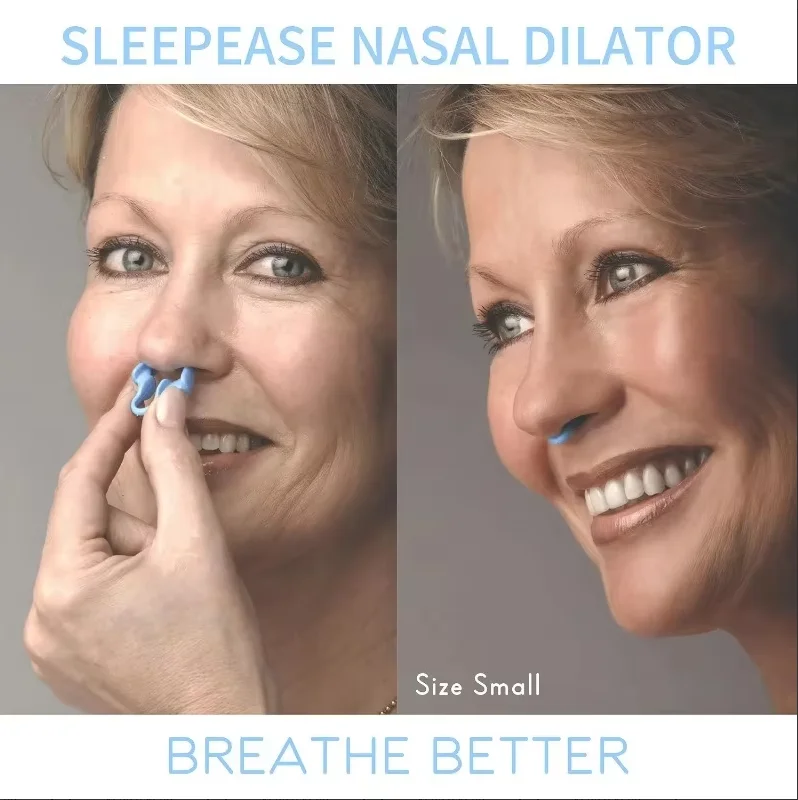 2 قطعة جهاز إيقاف الشخير الصغير سيليكون مشبك الأنف المرن لوازم مكافحة الشخير لمنع الشخير النوم الجيد #3
