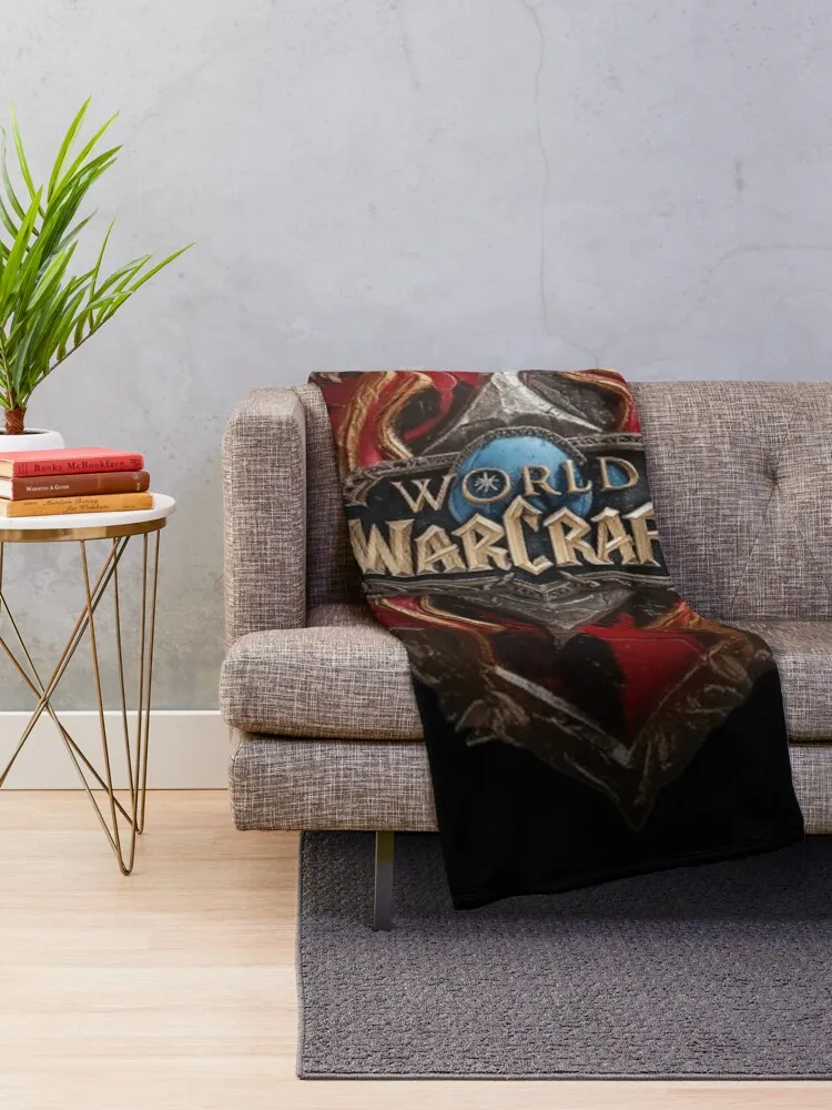 7624 Shield from the game World of warcraft - WoW- Throw Blanket Retros Kid'S Beautifuls Blankets