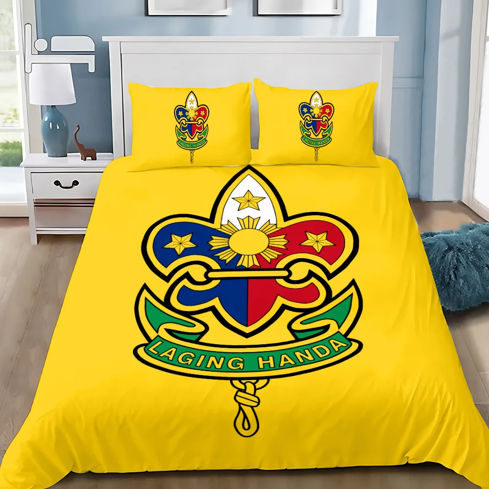 Duvet Cover BOY SCOUT Pillowcase Bedding Set Adult Boy Girl Bedroom Decoration Children Gift Single Double Large Size